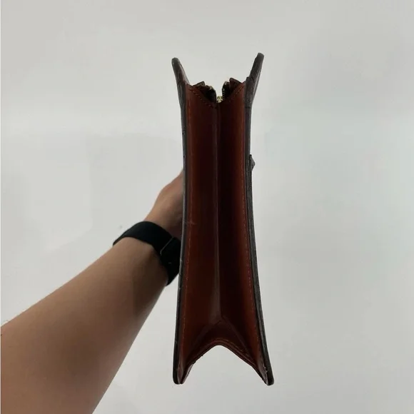 LOUIS VUITTON Monogram Pochette Homme Clutch Bag EUC🤎💛🤎💛TH0942 - Picture 3 of 12